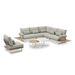 STAY Natural Single loungestoel - White / light grey