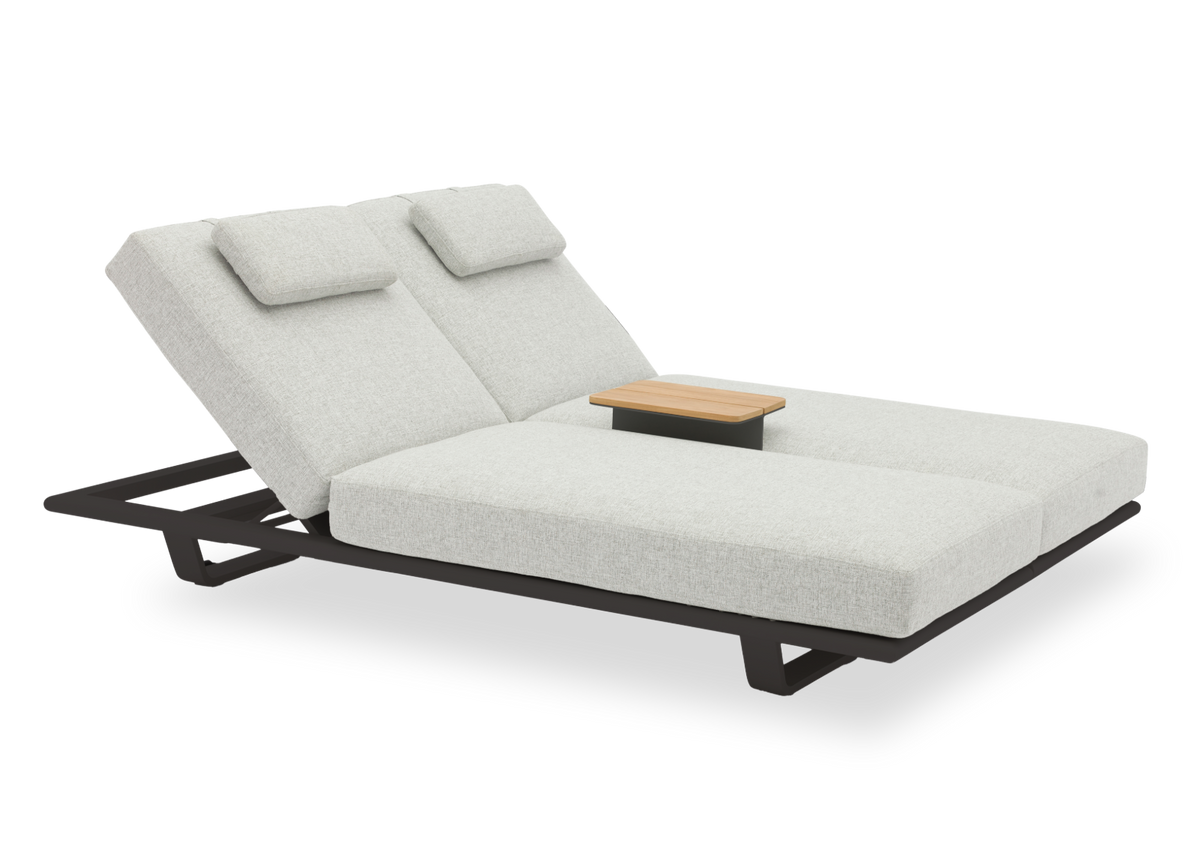 STAY Flex double ligbed - Stone / charcoal frame