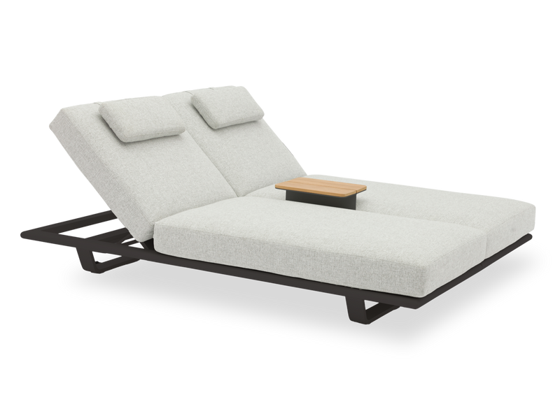 STAY Flex double ligbed - Stone / charcoal frame