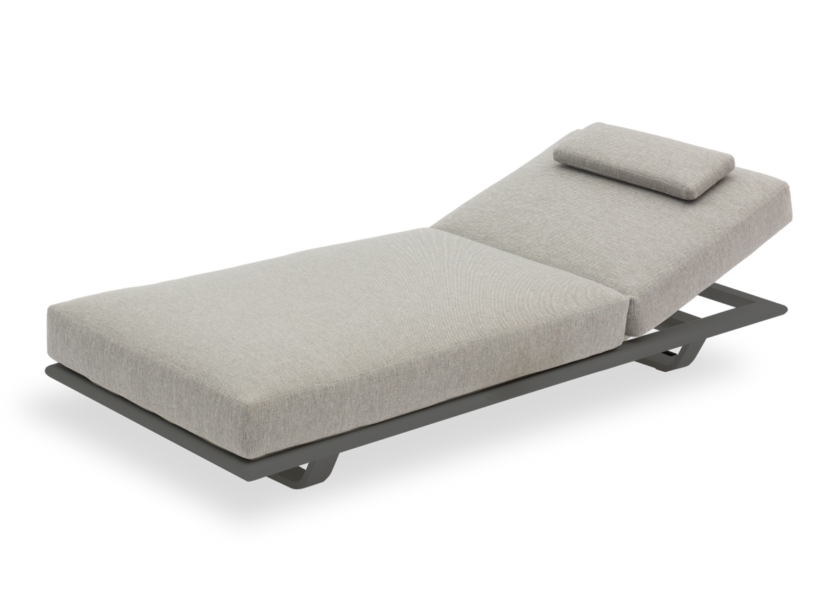 STAY Flex Single ligbed - Ash grey / charcoal frame