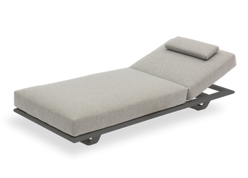STAY Flex Single ligbed - Ash grey / charcoal frame
