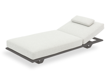 STAY Flex Single ligbed - Stone / charcoal frame
