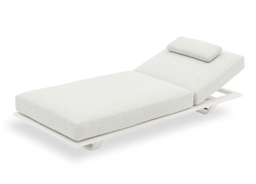STAY Flex Single ligbed - Stone / white frame