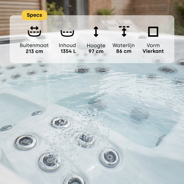 W’eau Geneva spa – 5 persoons