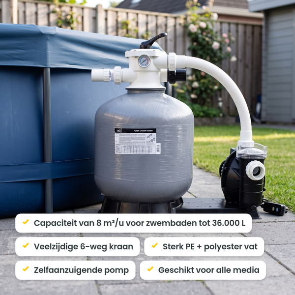 W'eau FSF-450 zandfilterset - 8 m³/u