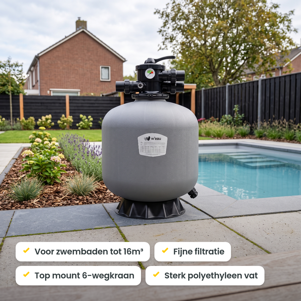 W'eau HDPE-350 top mount zandfilter 4,5m³