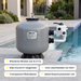 W'eau S-450 glasvezelversterkt sidemount zandfilter 8m³