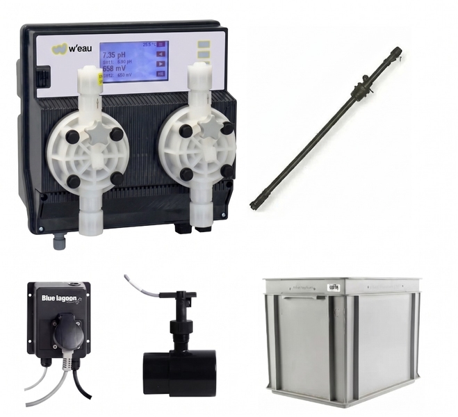 W'eau Compact Pool Pro automatisch ph- en redox regeling - Elite set