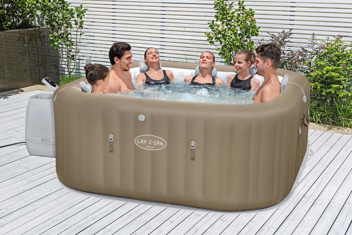 Lay-Z Spa Palma EnergySense Hydrojet Pro opblaasbare spa - 7 persoons