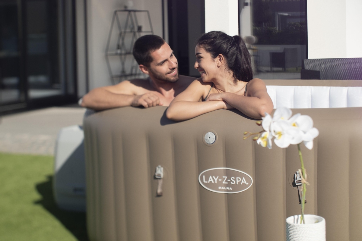 Lay-Z Spa Palma EnergySense Hydrojet Pro opblaasbare spa - 7 persoons