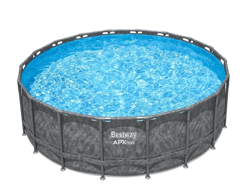 Bestway APX 365 zwembad - 610 x 132 cm - met zandfilterpomp en accessoires