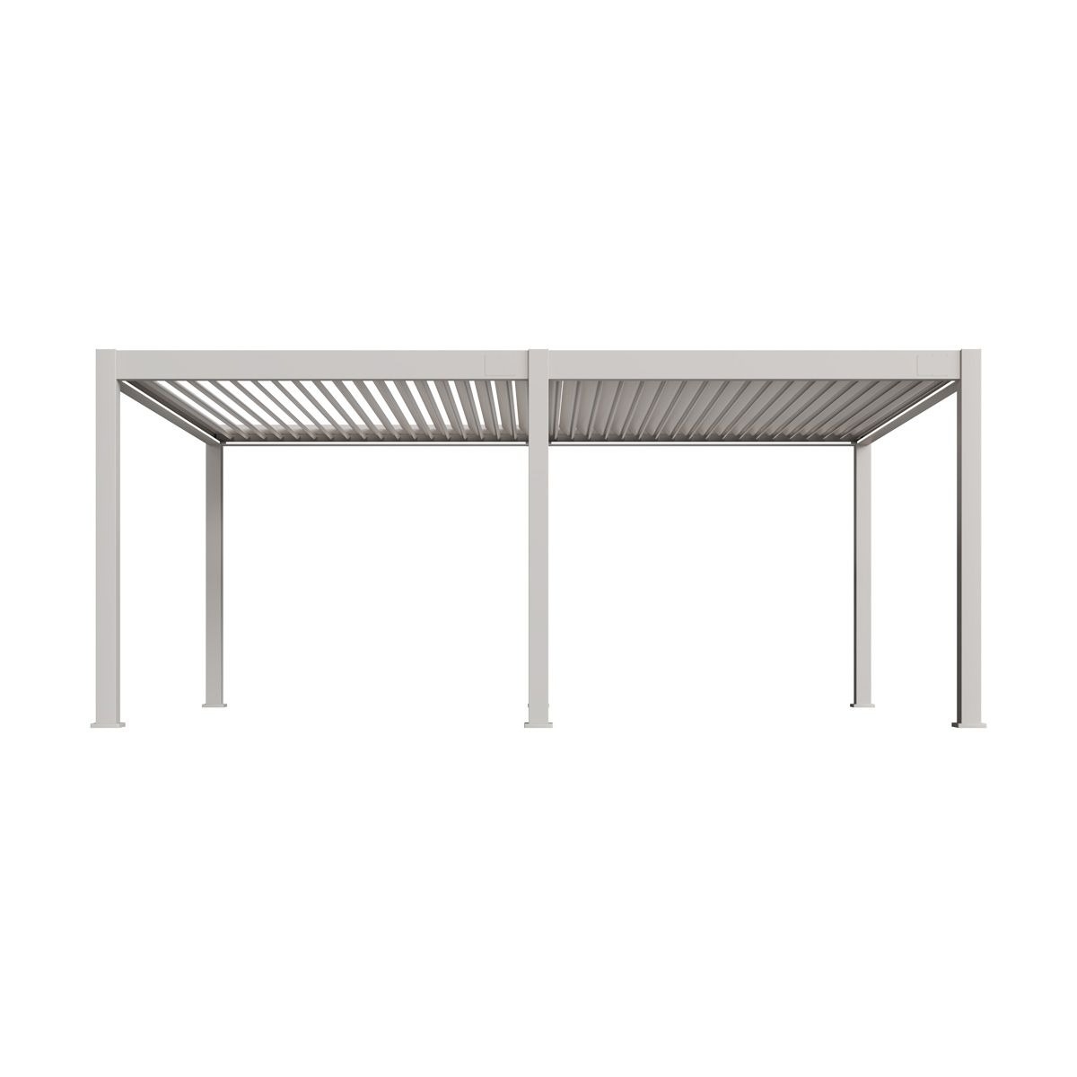 Orion Premium vrijstaand lamellen overkapping 400x800 cm elektrisch - Zand