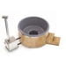 Houtgestookte hottub Extern - 4-6 personen - Grijs
