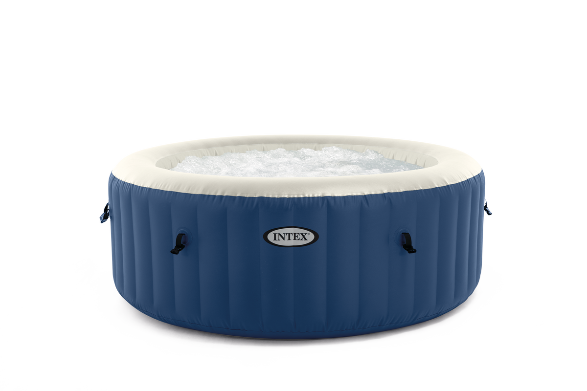 Intex Pure Spa Bubble massage blauw opblaasbare spa - 4 persoons