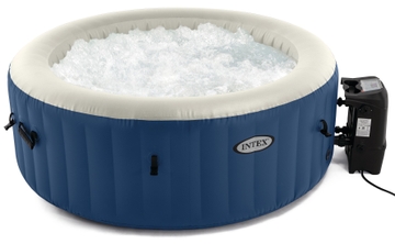 Intex Pure Spa Bubble massage blauw opblaasbare spa - 4 persoons