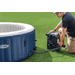 Intex Pure Spa Bubble massage blauw opblaasbare spa - 4 persoons