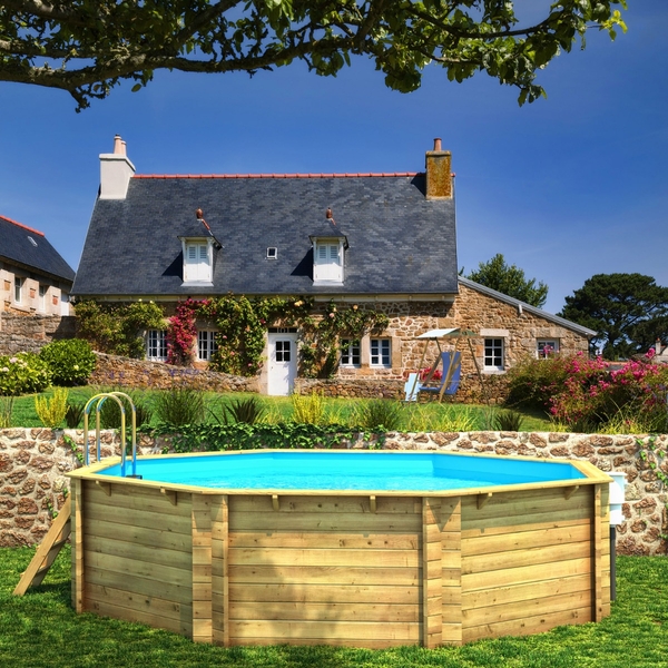 Tropic Octo 505 houten zwembad (hoogte 1,20)