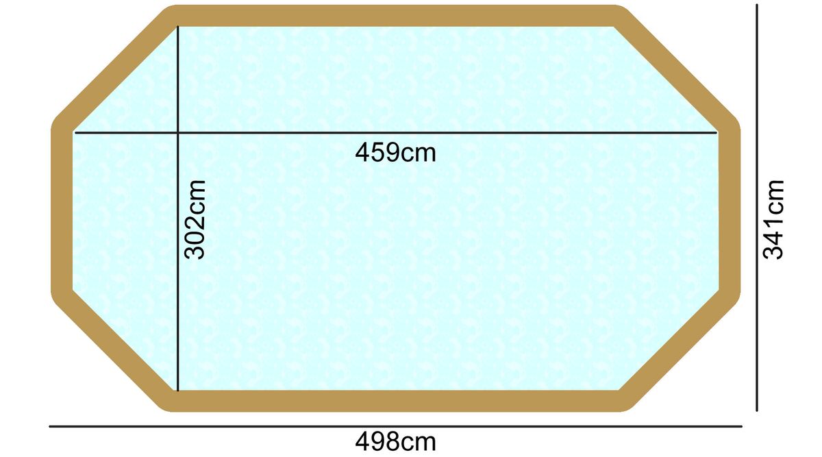 Tropic Octo+ 510 houten zwembad (hoogte 1,20)