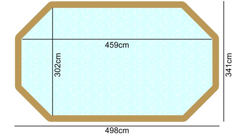 Tropic Octo+ 510 houten zwembad (hoogte 1,20)