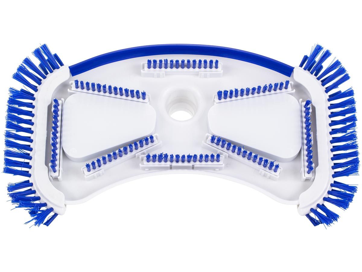 Kokido verzwaarde bodemzuiger met zijborstels