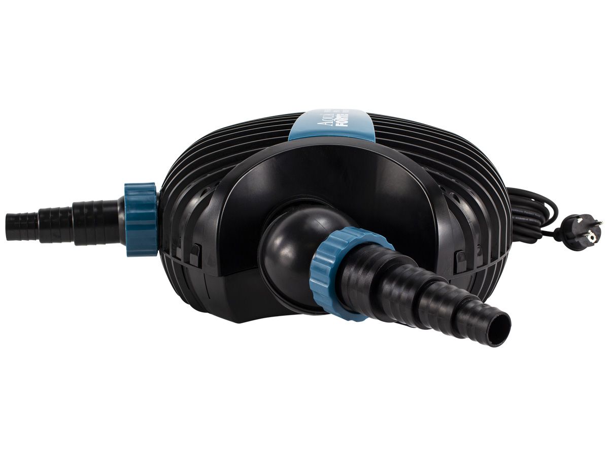 Aquaforte O-6500 vijverpomp zijaanzicht.