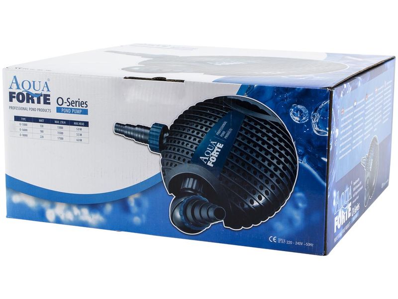 Aquaforte O-8500 vijverpomp doos.