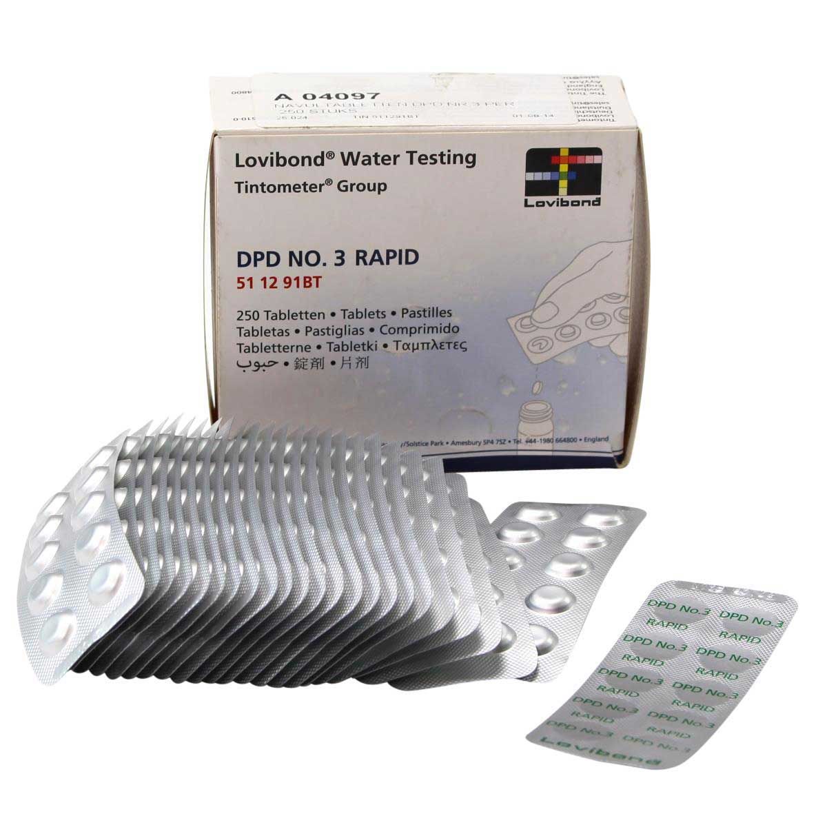 Lovibond DPD 3 tabletten doosje