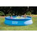 Intex Easy Set Pool - 396 x 84 cm - met filterpomp in tuin