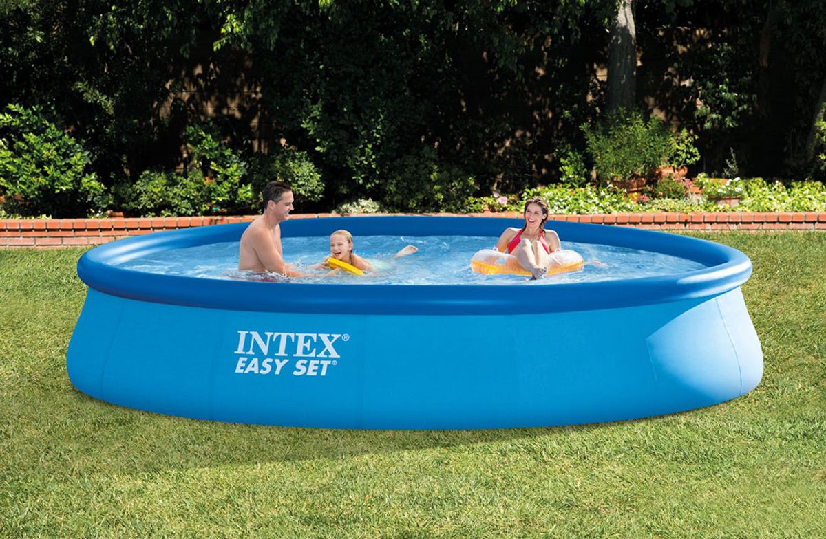 Intex Easy Set Pool - 457 x 84 cm - met filterpomp - sfeer