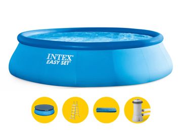 Intex Easy Set zwembad - 457 x 107 cm - met filterpomp en accessoires