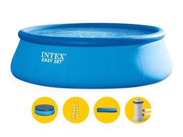 Intex Easy Set zwembad - 457 x 122 cm - met filterpomp en accessoires