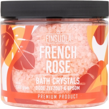 Finsuola Badesalz - Französische Rose - 1 kg