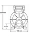 LX TDA200 Spa Massagepomp 2 PK - 1 speed
