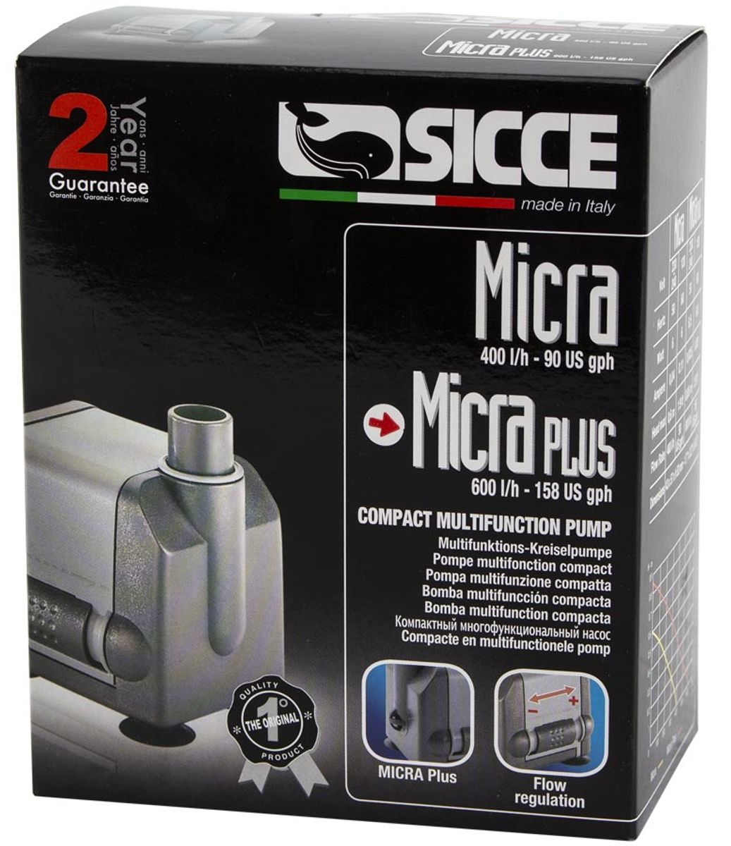 Sicce Easy Line Micra Plus Aquarium/Fontein pomp