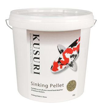 Kusuri Sinking Pellet 5kg (zinkend voer) (2-3mm pellets)