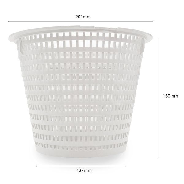 Skimmermandje Certikin incl afmetingen