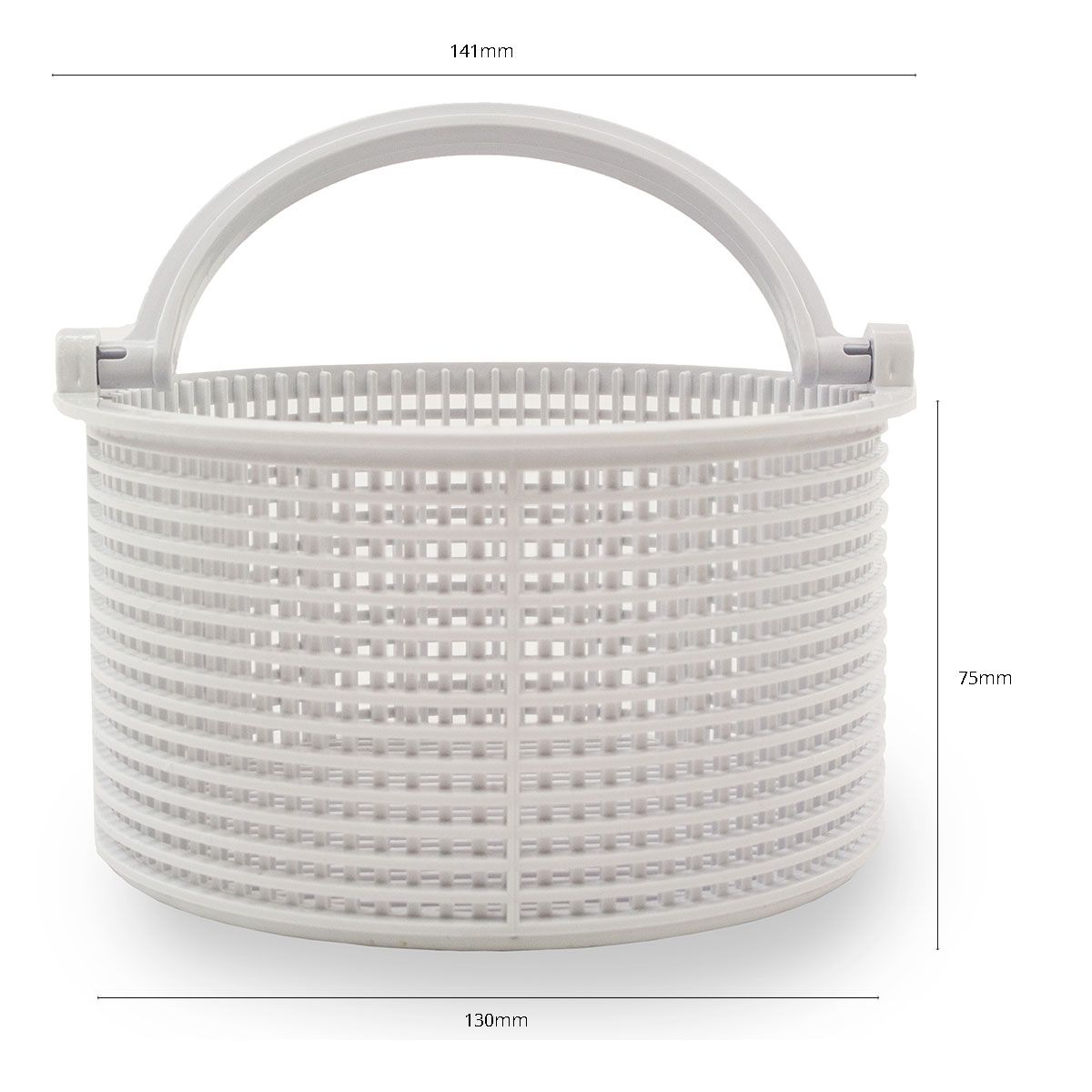 Skimmermandje Hayward incl afmetingen