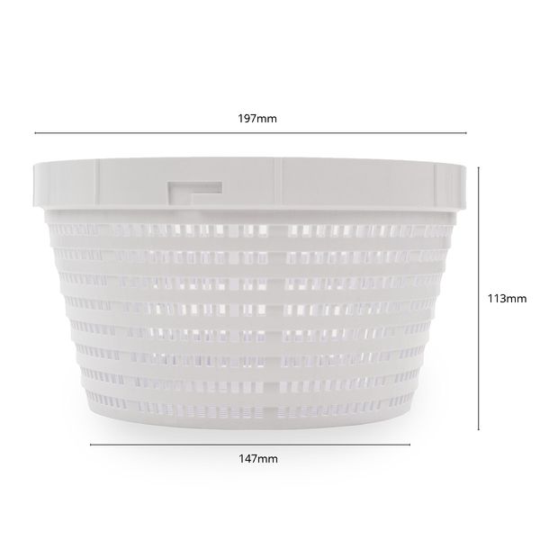 Skimmermandje Weltico incl afmetingen