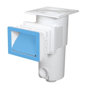 Flenskap met klep voor smalle zuigmond - Blauw