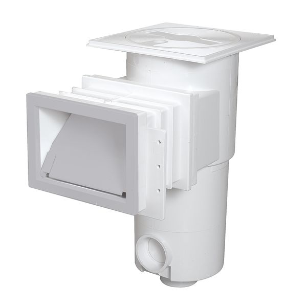 Flenskap met klep voor smalle zuigmond - Grijs