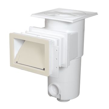 Flenskap met klep voor smalle zuigmond - Zand/beige