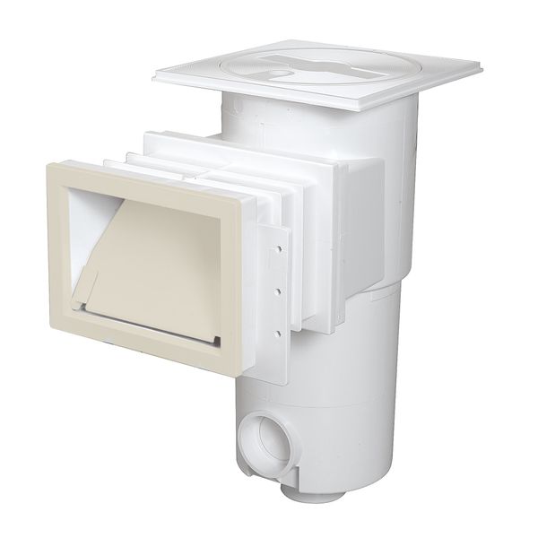 Flenskap met klep voor smalle zuigmond - Zand/beige