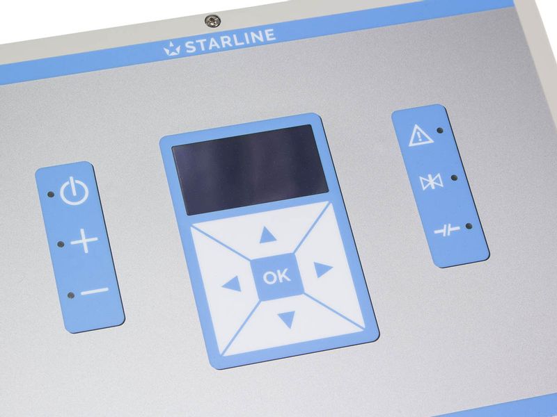 Starline ionisator voor zwembaden bedieningspaneel.
