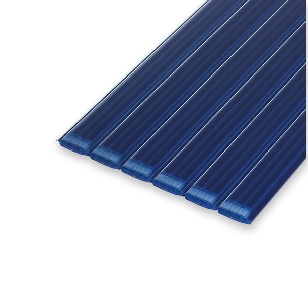Aquadeck PVC Solar lamellenafdekking zwembad- per m2 - Blauw