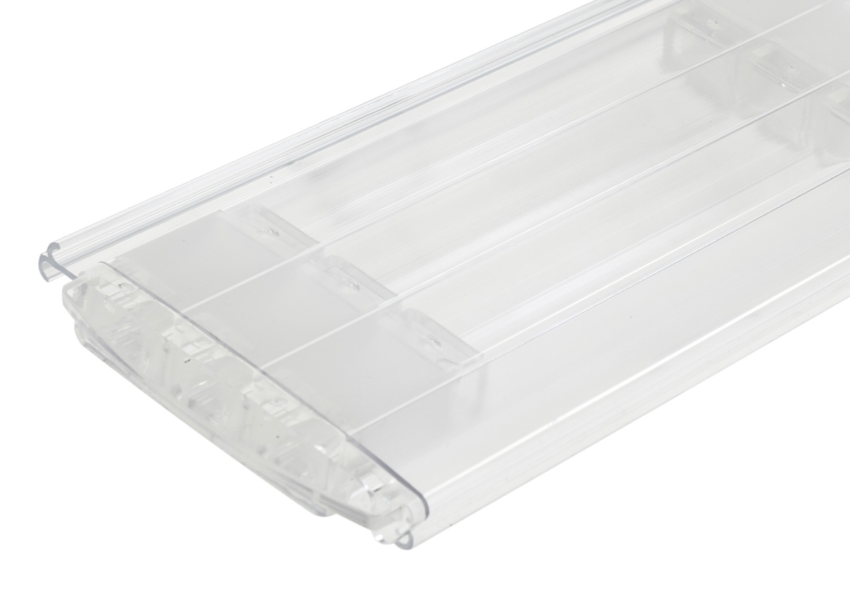 Aquadeck Polycarbonaat zwembad lamellen - per m2 - Transparant