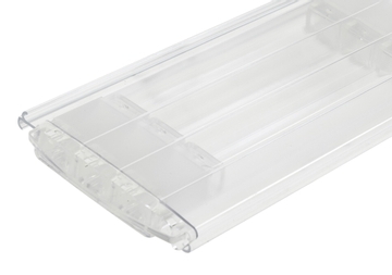 Aquadeck Polycarbonaat zwembad lamellen - per m2 - Transparant