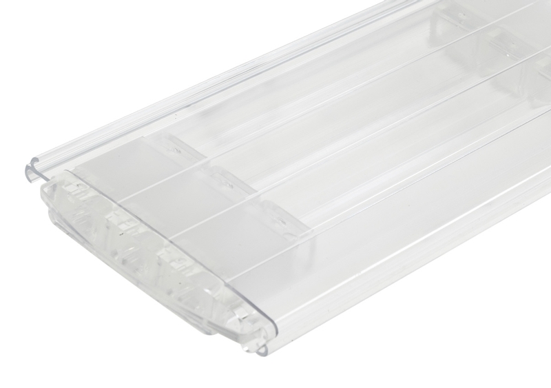 Aquadeck Polycarbonaat zwembad lamellen - per m2 - Transparant