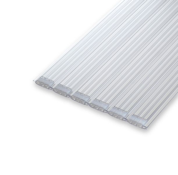 Aquadeck Polycarbonaat zwembad lamellen - per m2 - Transparant