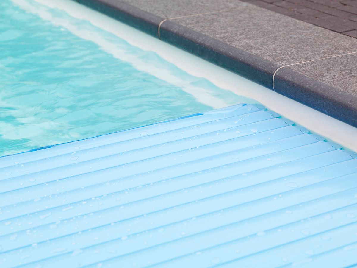 Starline Roldeck PVC lamellenafdekking zwembad - per m2 - Blauw