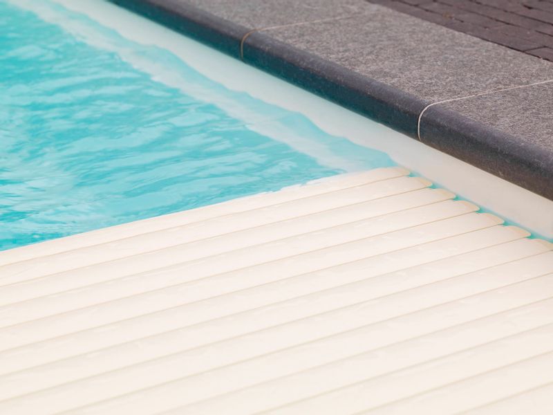 Starline Roldeck PVC lamellenafdekking zwembad - per m2 - Crème